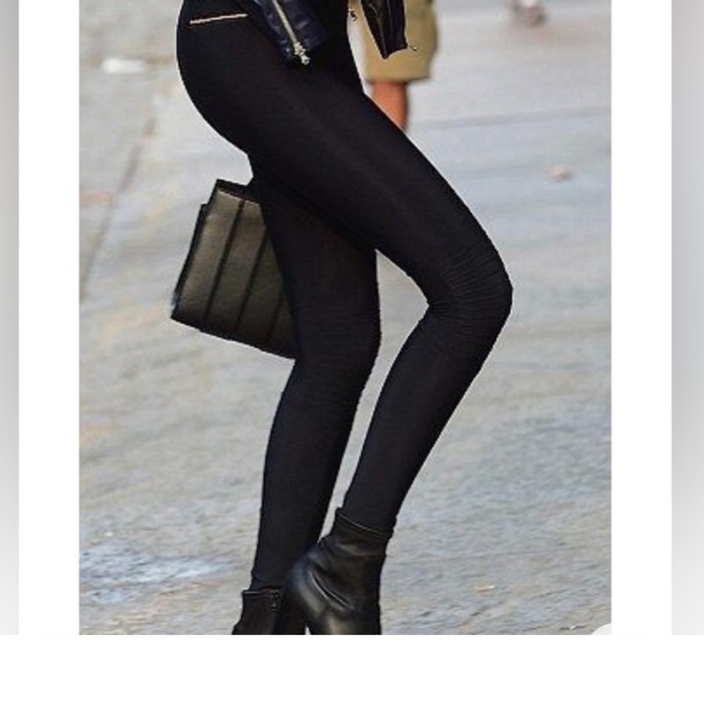 Zara Moto Style Pants NWOT